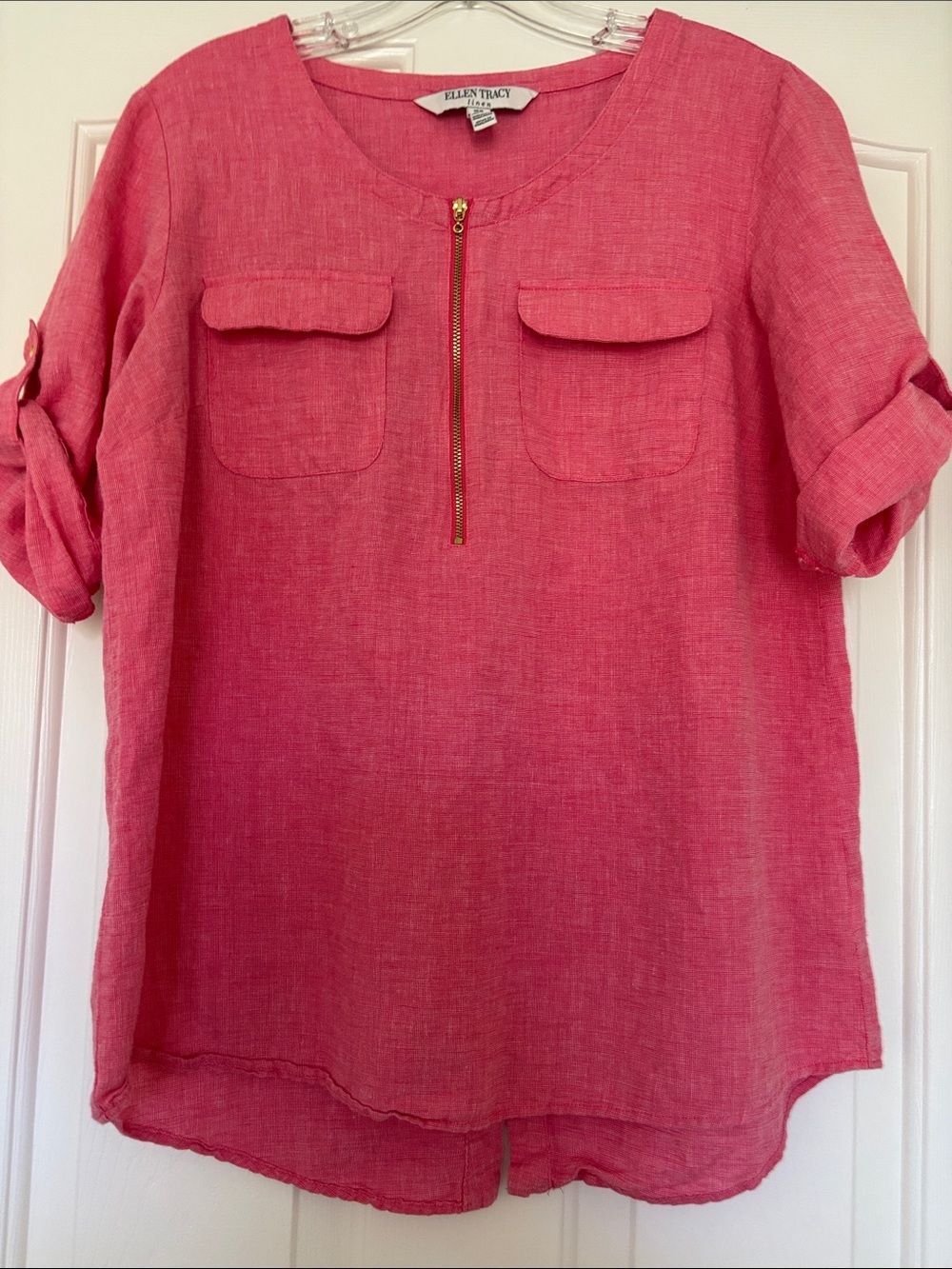 Ellen Tracy Linen Top good condition .
Come from smoke free / pet free home . - Picture 1 of 4